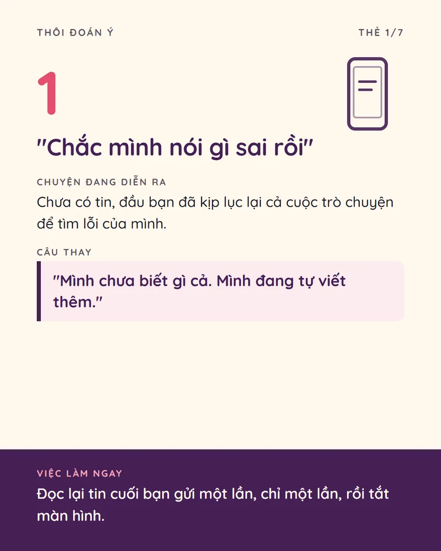 Khi người ấy nhắn chậm, thẻ xem trước