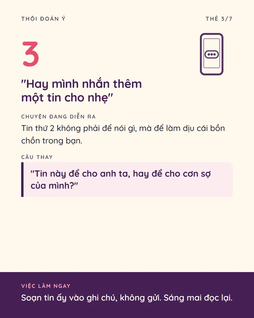 Khi người ấy nhắn chậm, thẻ xem trước