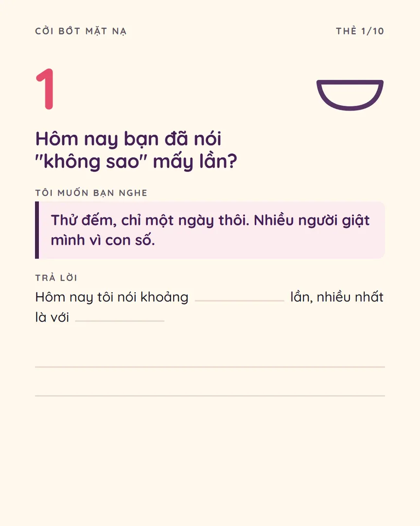 Mười câu hỏi về chữ "không sao", thẻ xem trước